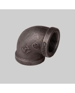 BP90L075 - BLACK IRON 90 DEGREE ELL 3/4" (466)
