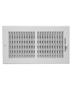 160 12X4 STAMPED SIDEWALL DIFFUSER (MFSCR124W2) (6375)