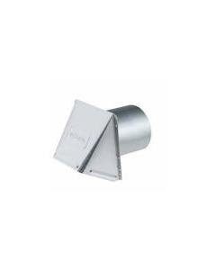 346 6" - WALL CAP ALUMINUM 6" (3460) (8002)