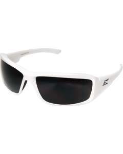 XB146 - BRAZEAU SUNGLASSES - WHITE FRAME W/SMOKE LENSES  (22133)