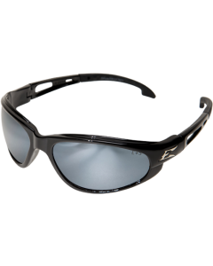 SW117 - DAKURA SUNGLASSES - BLACK FRAME W/SILVER MIRROR LENSES