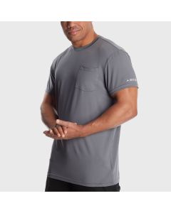 AC2091M - MENS POCKET WORKWEAR TEE SHIRT MEDIUM, GRAY (24579)