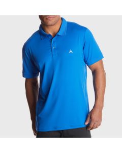 AC2025M - MENS COOLING POLO SOLID MEDIUM, POLAR BLUE (24668)