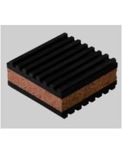 MP-4C 4"X4"X7/8" CORK/RUBBER PA (11825)