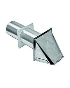 344-4" - ALUMINUM DRYER VENT WALL VENT-NOT ROOF (8000)