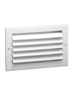 A481MS 10X4 - ALUM CURVED BLADE REGISTER W/ DAMPER 1-WAY (25638)