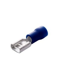112768 Disconnect Female AWG 16-14 Blue 1/4 PVC  50/Bag (T11913) (28995)