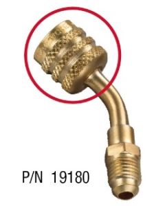 19180 ADAPTER 1/4" LH FFL TO 1/4" RHMFL, 45DEG (29255)