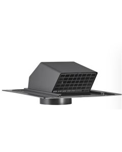 3540 - PLASTIC ROOF CAP BLACK 4" (8021)