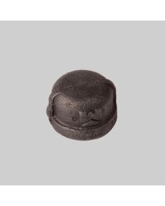 BPCP125 - BLACK IRON CAP 1-1/4"