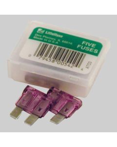 16109 - FLAT BLADE FUSE 5PK 3A 32V (626-AT0003)  (6386)