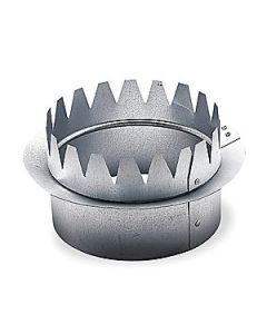 310F 10" - DUCTBOARD START COLLAR W/DAMPER (362 10) (7806)