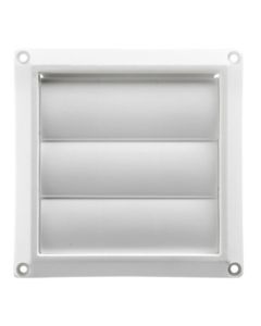 1423W - LOUVRE FACE COMP BULK WHITE 4" (6265)