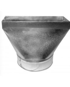 241 2 1/4X12X6 - STRAIGHT BACK REGISTER BOOT (7138)