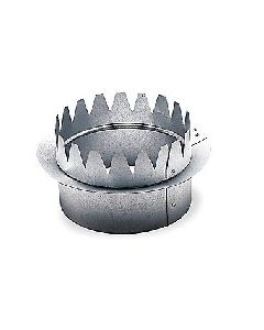 310F 5" - DUCTBOARD START COLLAR W/DAMPR (362 5)
