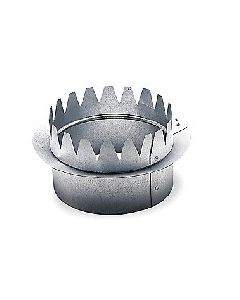 310F 6" - DUCTBOARD START COLLAR W/DAMPR (362 6) (7812)