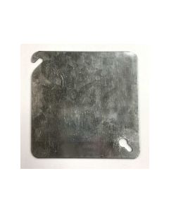 112887 Steel Flat Outlet Cover 4x4" (SW14612)  (28987)