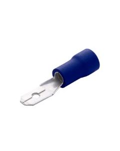110965 Disconnects Male AWG 16-14 Blue .25 PVC  Qty 20 (T13749) (28996)