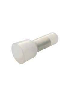 112698 White Closed End Connector AWG 18-10 Nylon 50/Bag (T11968) (28997)