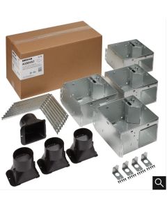 A000HFKT - Flex Series Bathroom Ventilation Fan only Housing Pack with Flange Kit  (28767)