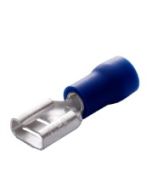 112768 Disconnect Female AWG 16-14 Blue 1/4 PVC  50/Bag (T11913) (28995)