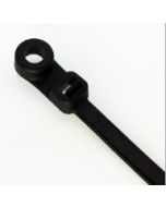 110868 Cable Tie Screw Mount 8 In 50 Lb UV Black 100/Bag (CT14089) (29006)