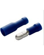 110963 Disconnect Bullet Male/Fem AWG 16-14 Blue .156 PVC - 10 Pairs (T13746)  (29008)